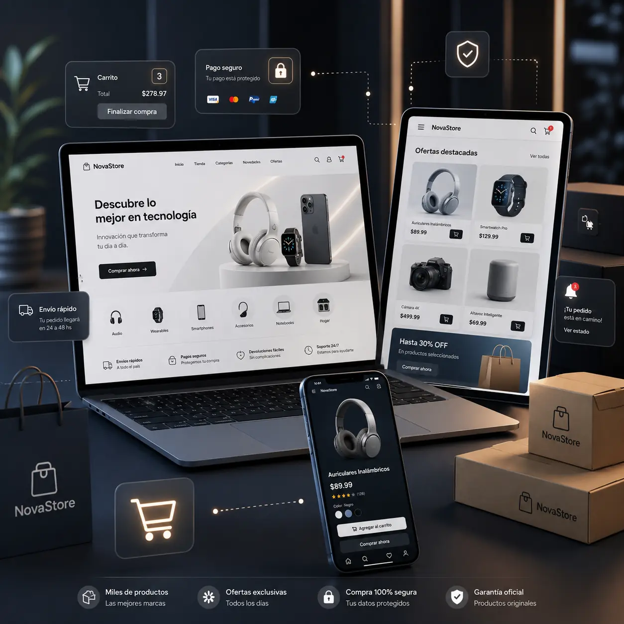 Tienda online para negocios de productos