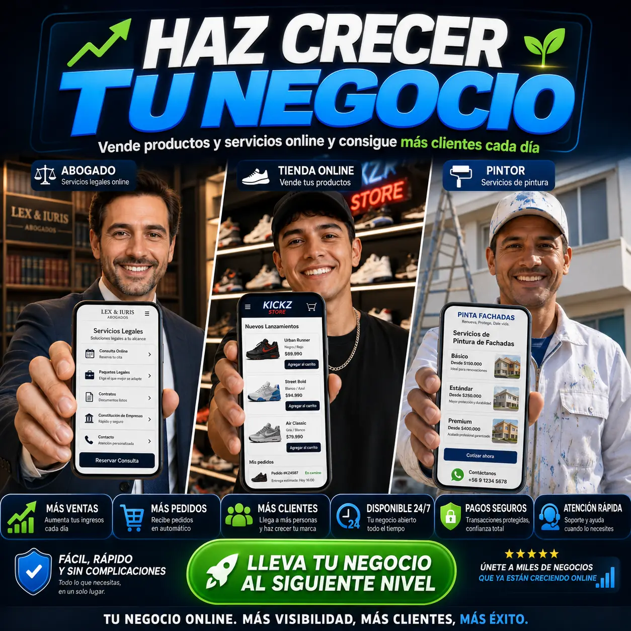 Crear tienda online para productos y servicios