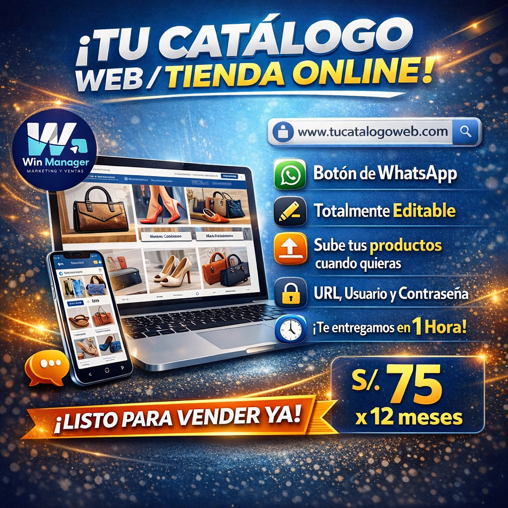Catalogo Web editable