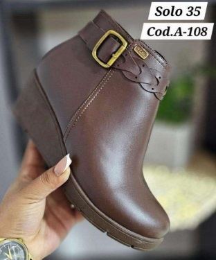 BOTINES DAMA CUERO TRUJILLANO