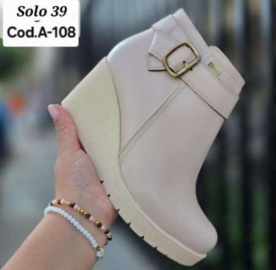 BOTINES DAMA CUERO TRUJILLANO