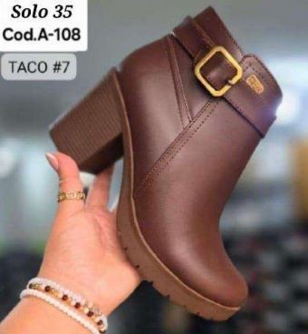 BOTINES DAMA CUERO TRUJILLANO