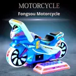 Simulador de moto pantalla 3D