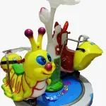 Juego Carrusel abeja y ardilla con Flor LED