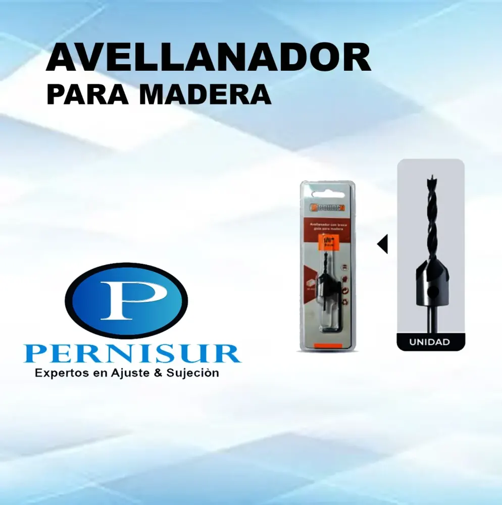 BROCA AVELLANADORA PARA MADERA