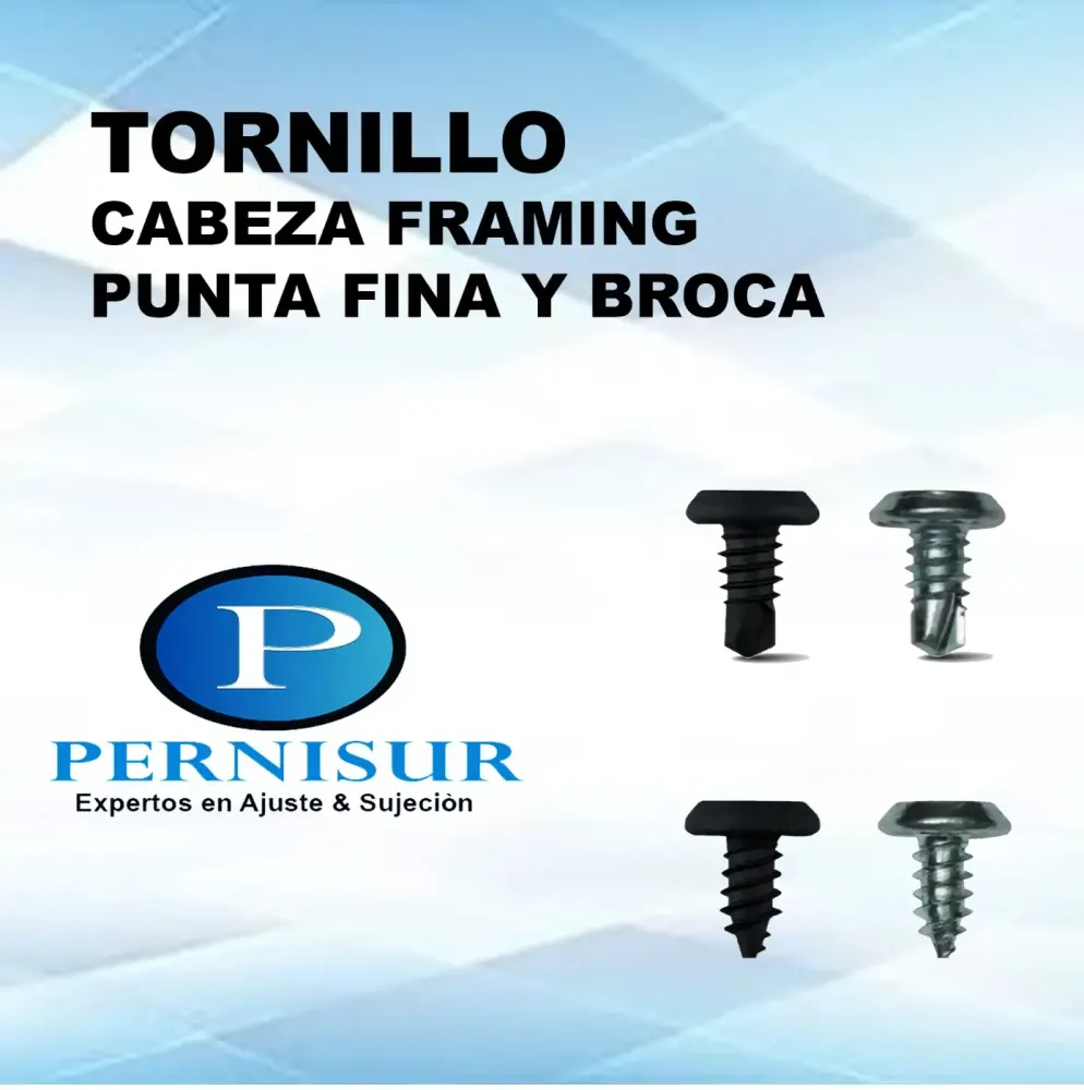 TORNILLO PAN FRAMING