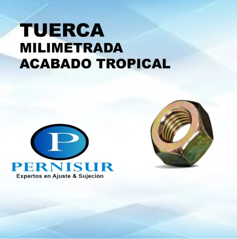 TUERCA MÉTRICA CLASE 5.8