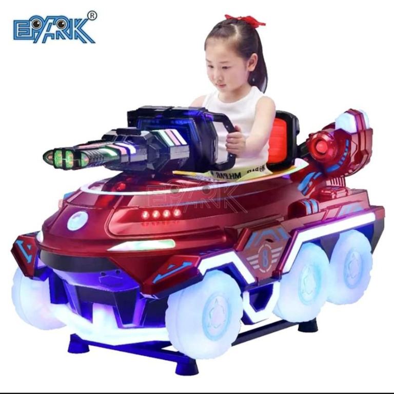 Kiddie Rider tanque espacial pantalla mp5